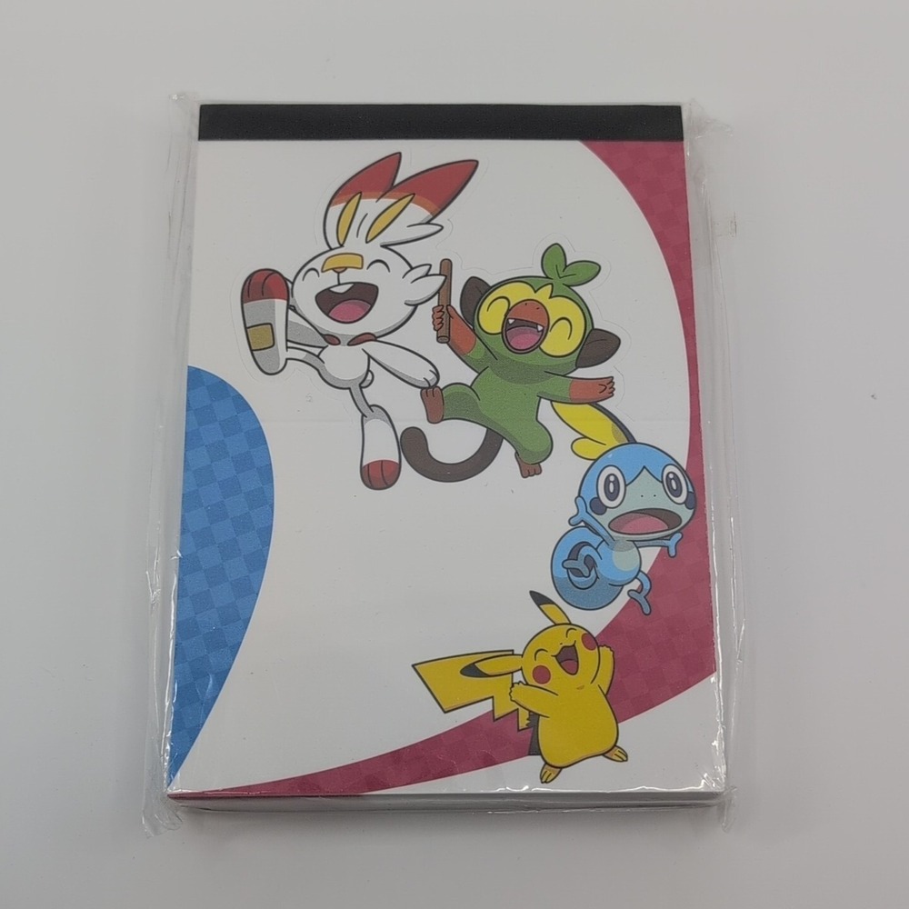 NEW Pokémon Sword & Shield Memo Pad My Nintendo Store Reward Notepad 2021